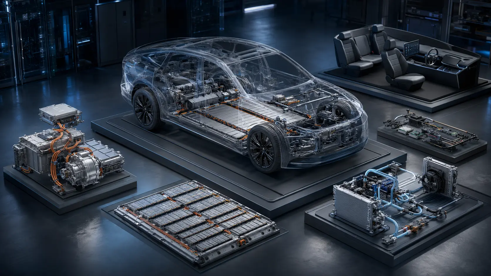 車両、電動パワートレイン、電子アーキテクチャを統合した技術評価スタジオ