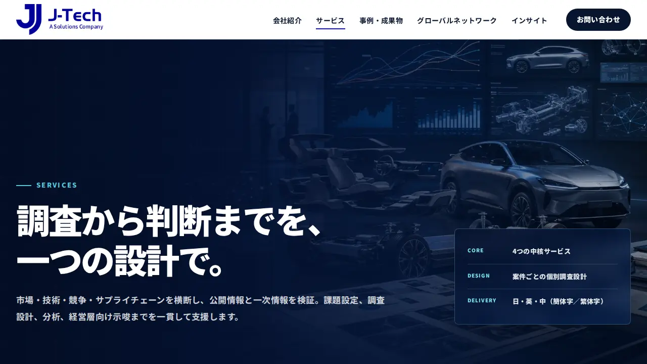 サービスページ